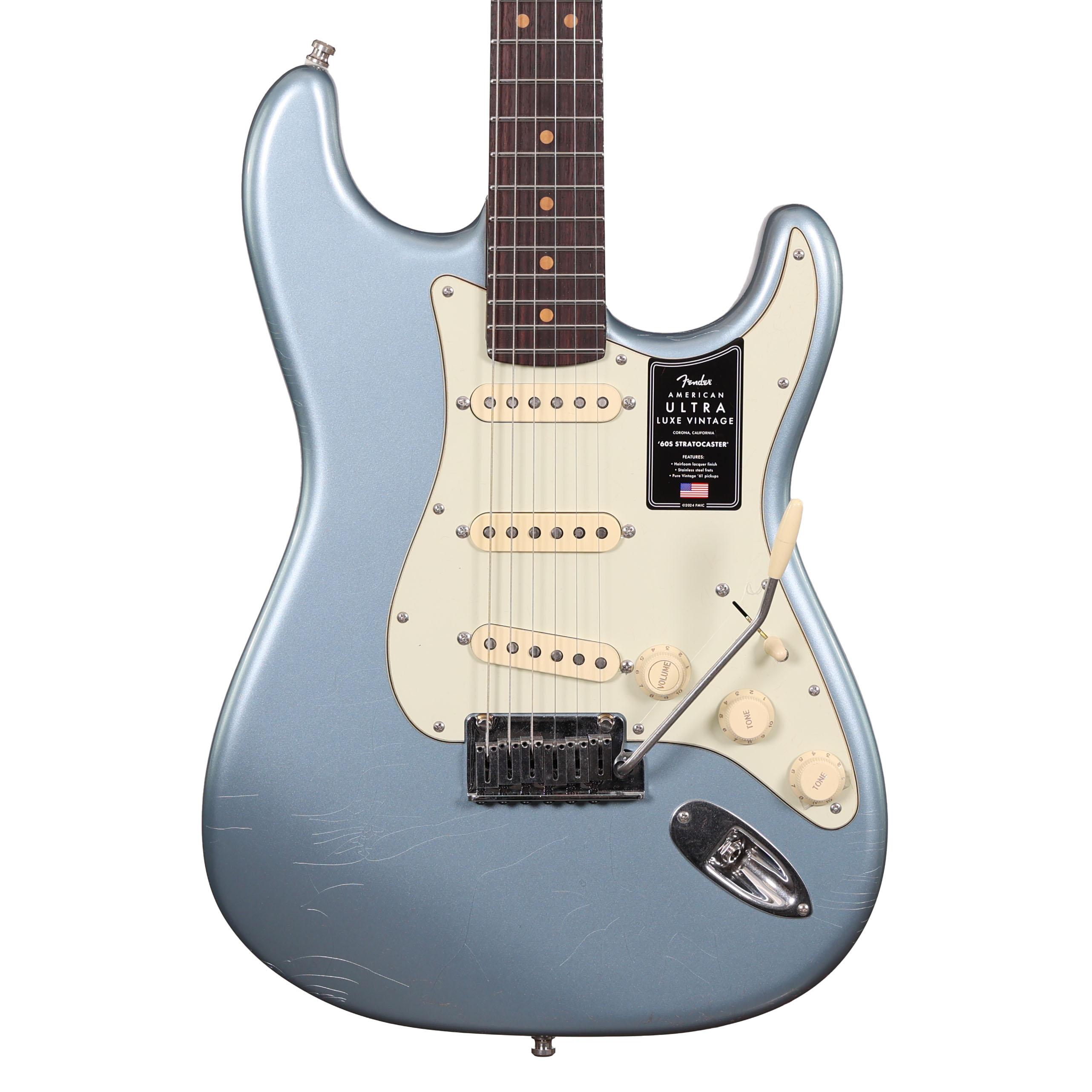 Fender American Ultra Luxe Vintage '60s Stratocaster in Ice Blue